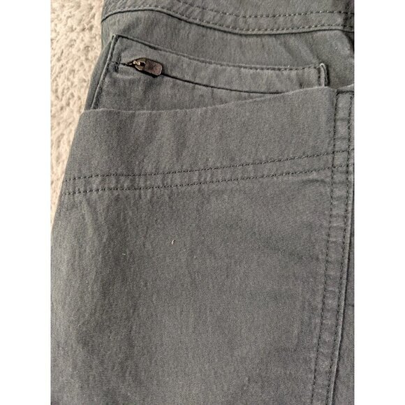 Eddie Bauer First Ascent Pants Womens 12 Cargo Cotton Nylon Stretch Bluish Gray - Picture 16 of 16